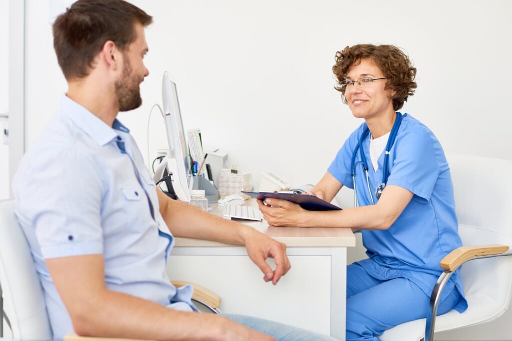 Tiredness – Male blood test
